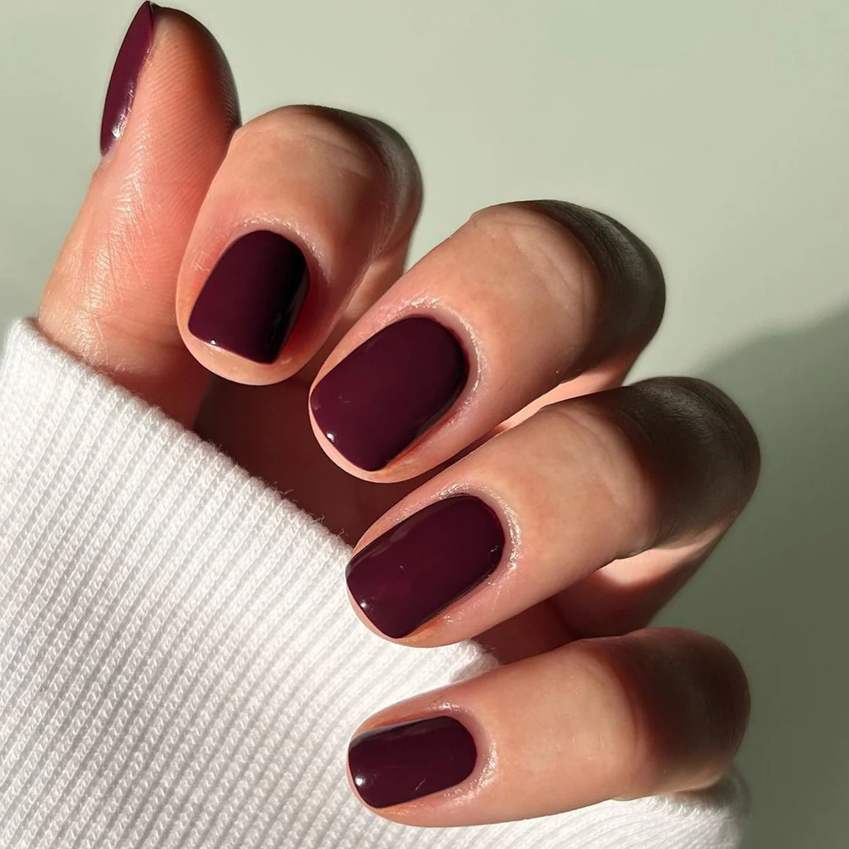 Easy Peasy Short Squoval Red Everyday Press On Nails