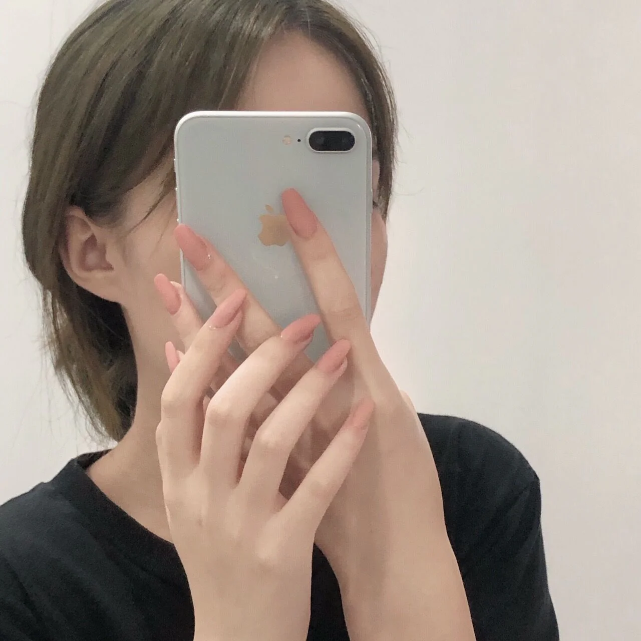 Just Peachy Long Oval Pink Everyday Press On Nails