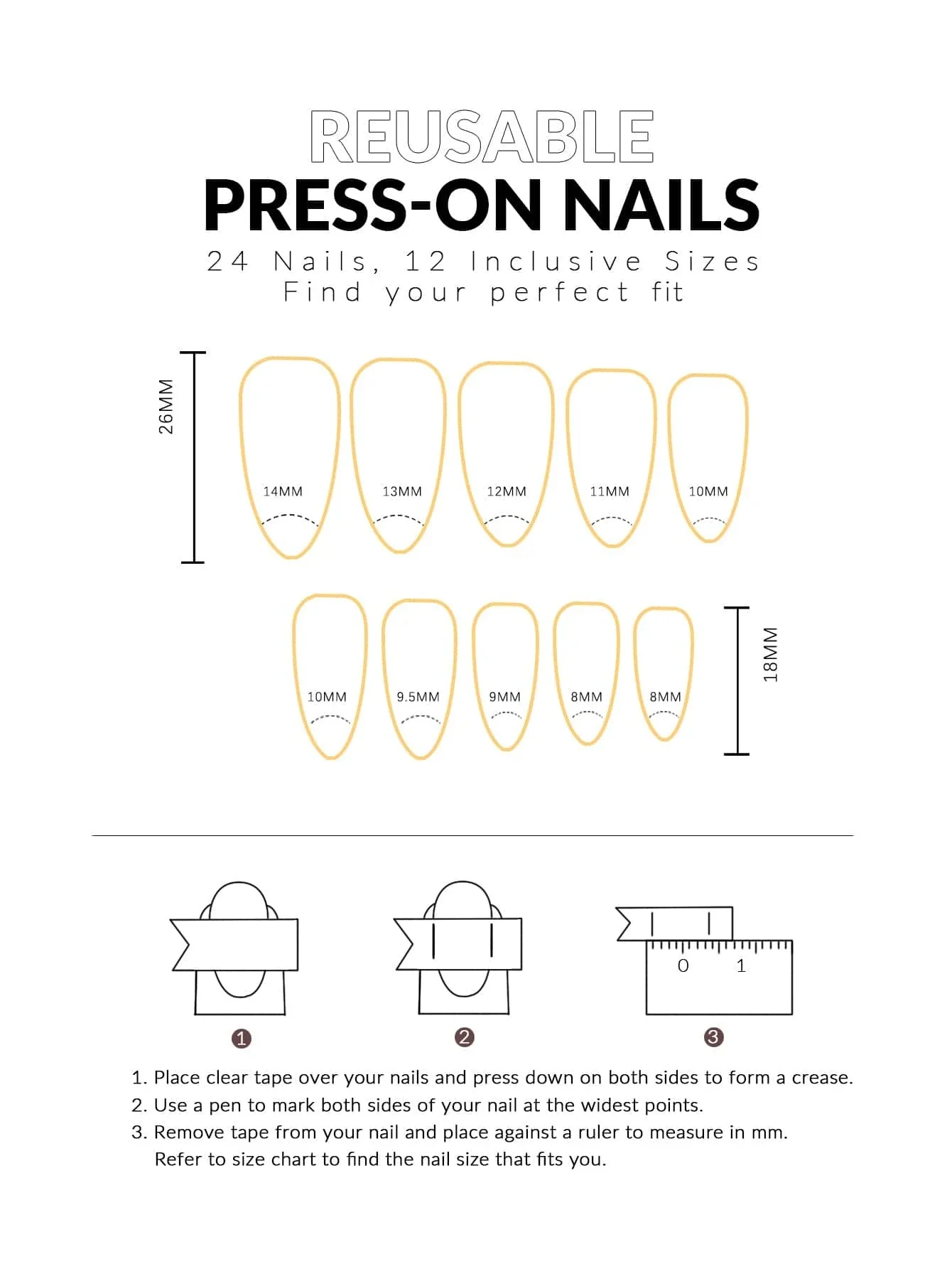 New Day Long Almond Pink Studded Press On Nails - Image 4