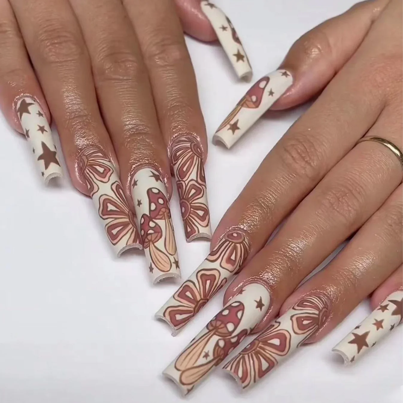 Rainy Roses Press On Nails - Image 31
