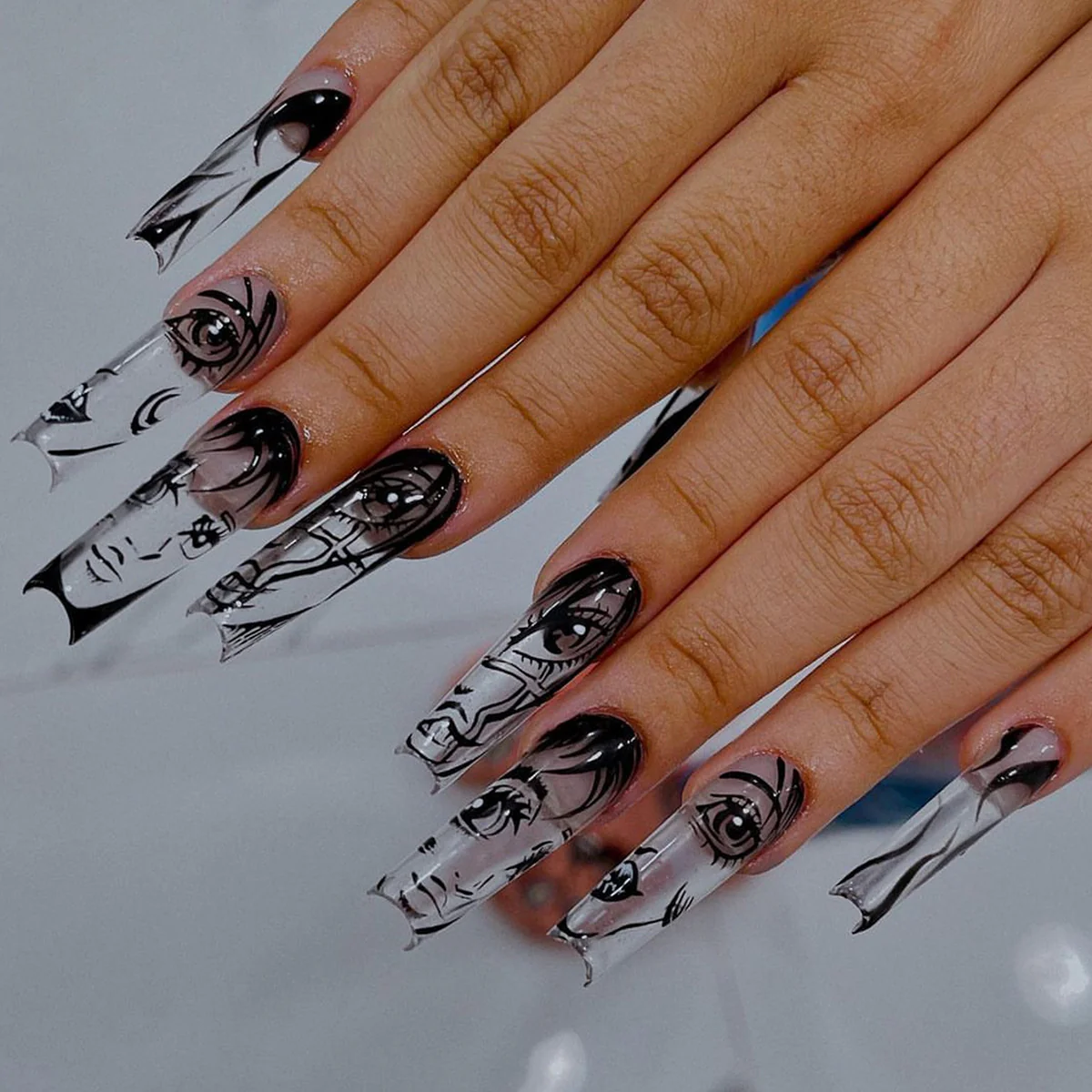 Rainy Roses Press On Nails - Image 47