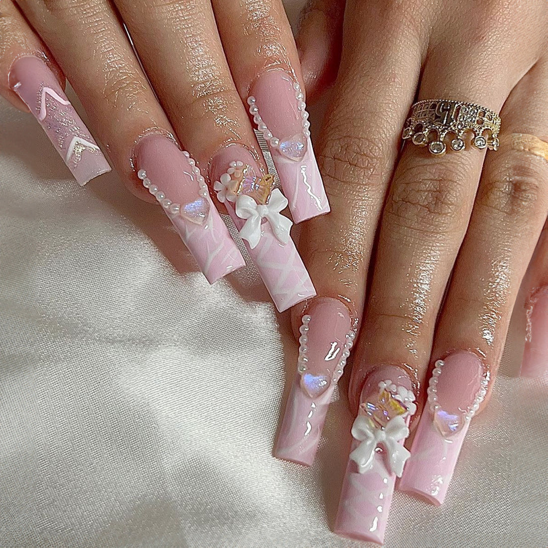 Rainy Roses Press On Nails - Image 56